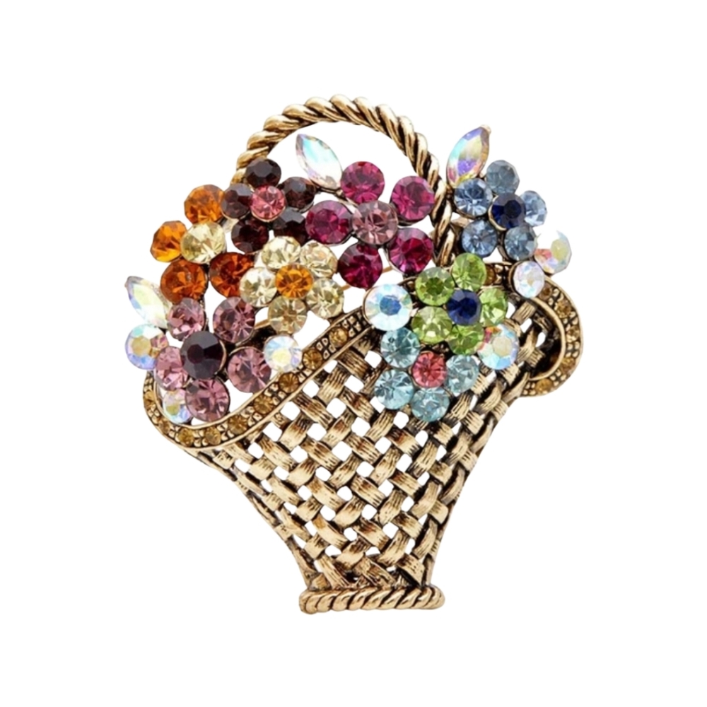 Flower Basket Brooch💐
